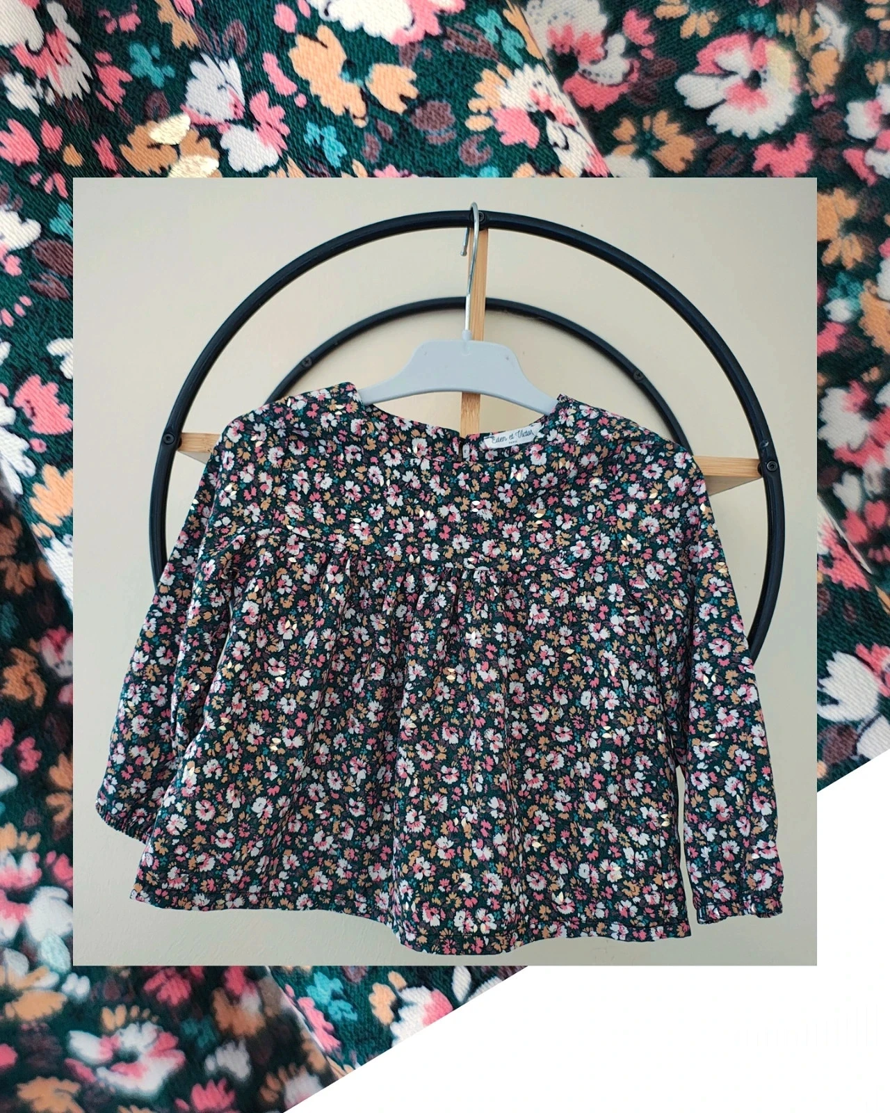 24 mois 2 ans blouse Eden et Victor